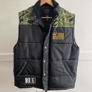 Rare Wu Tang Brand Limited Camo Vest